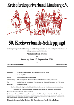 Niedersachsen-Meute Samstag, dem 17. September 2016