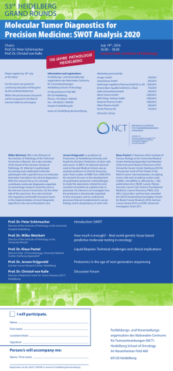 Molecular Tumor Diagnostics for Precision Medicine