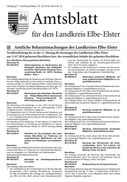 Amtsblatt EE 12-2016 - Landkreis Elbe