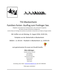TSV-Blankenheim Familien-Ferien