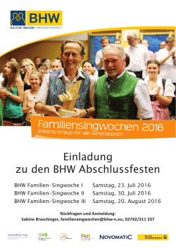 Abschlussfeste BHW - Gemeinde Sulz im Weinviertel