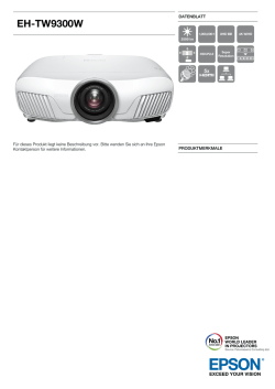 EH-TW9300W - HCinema die Projektoren Datenbank