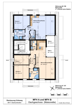 MFH A und MFH B Dachgeschoss (Maisonette)