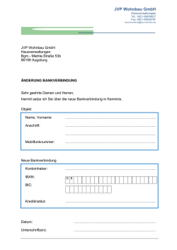 JVP Wohnbau GmbH - jvp-wohnbau.de