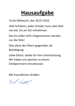 Hausaufgabe - Robert-Koch