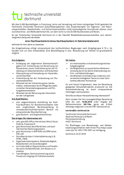 einer Sachbearbeiterin/eines Sachbearbeiters im