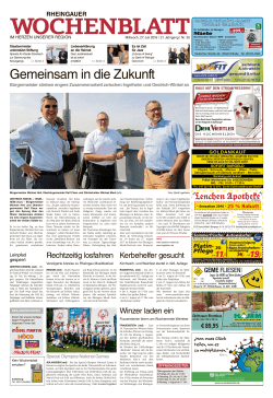 Rheingauer Wochenblatt vom 27.07.2016