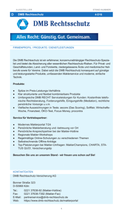 DMB Rechtsschutz