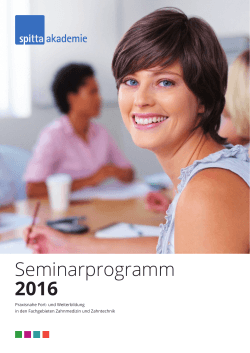 Seminarprogramm - Spitta Akademie