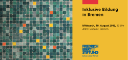 Inklusive Bildung in Bremen - Friedrich-Ebert