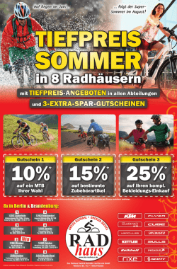 in 8 Radh&auml;usern