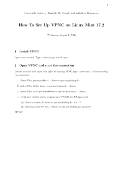 Linux-vpnc Configuration