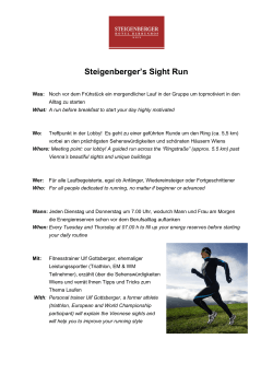 Steigenberger`s Sight Run