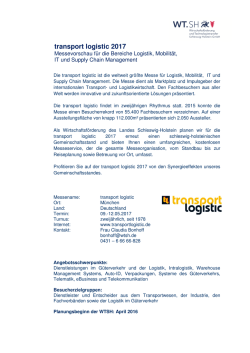 Info-transport logistic 2017