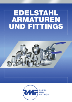 edelstahl armaturen und fittings - RM