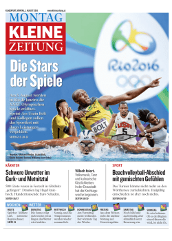 Gesamt-PDF - Kleine Zeitung ePaper