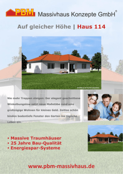 Haus 114 - PBM Massivhaus Konzepte | Massivh&auml;user