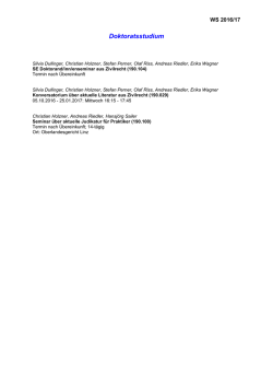 Doktoratsstudium - zivilrecht.jku.at