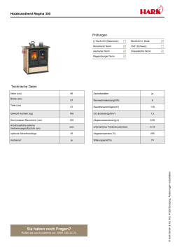 HARK Holzbrandherd Regina 350 in der Farbe crema
