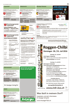 Diese Seite als PDF - Anzeiger Thal Gäu Olten