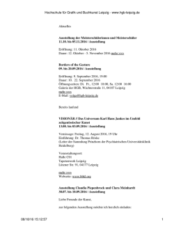Hochschule f&uuml;r Grafik und Buchkunst Leipzig - www.hgb