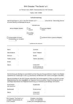 Aufnahmeantrag zum als PDF-Datei