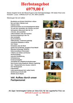 Herbstangebot 6979,00 &euro;