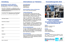 Auswahl und Realisierung eines IT-gestützten