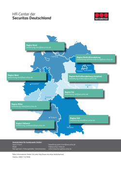 HR-Center der Securitas Deutschland
