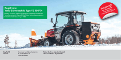 Kugelmann Vario-Schneeschild Type VS 160/74