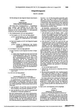 Integrationsgesetz