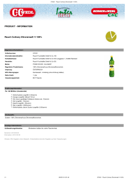 070321 - Rauch Culinary Zitronensaft 1l 100%