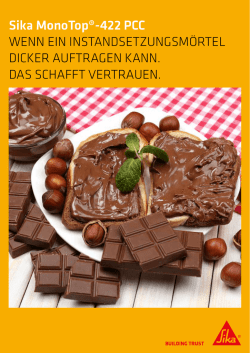 Sika MonoTop-422 PCC - Sika &Ouml;sterreich GmbH