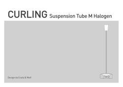 CURLING Suspension Tube M Halogen