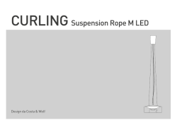 CURLING Suspension Rope M LED