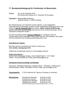 2016-Programm Beerenobstberater