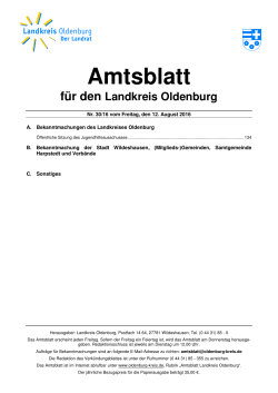 Amtsblatt Landkreis Oldenburg 2016_30