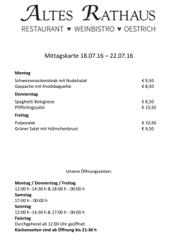 Mittagskarte 18.07.16 – 22.07.16
