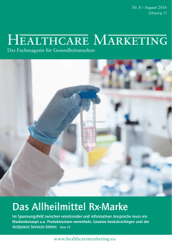 Inhalt - Healthcare Marketing