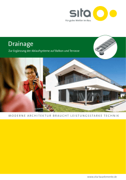 drainage - Sita Bauelemente GmbH