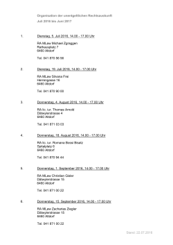 unentgeltliche Rechtsauskunft 2016_2017