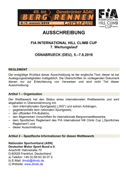 ausschreibung