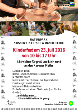 Plakat Kinderfest 2016.cdr - Stiftung Umwelt