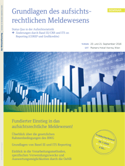 Grundlagen Meldewesen 2016 Programm Download