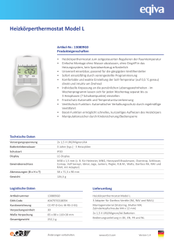 Heizk&ouml;rperthermostat Model L - eQ-3