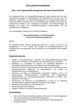 zur Stellenausschreibung - Sachsen