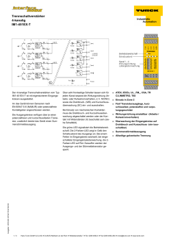 Trennschaltverstärker 4-kanalig IM1-451EX-T