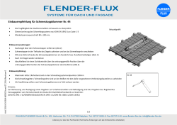 Aufbauempfehlung - FLENDER-FLUX