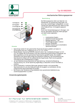 mechanische Bohrungsspanner