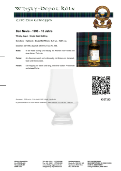 Whisky-Depot - Single Cask Bottling - Whisky